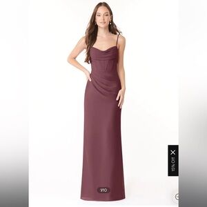 NWT AZAZIE Mai dress, color: Sangria, size 6